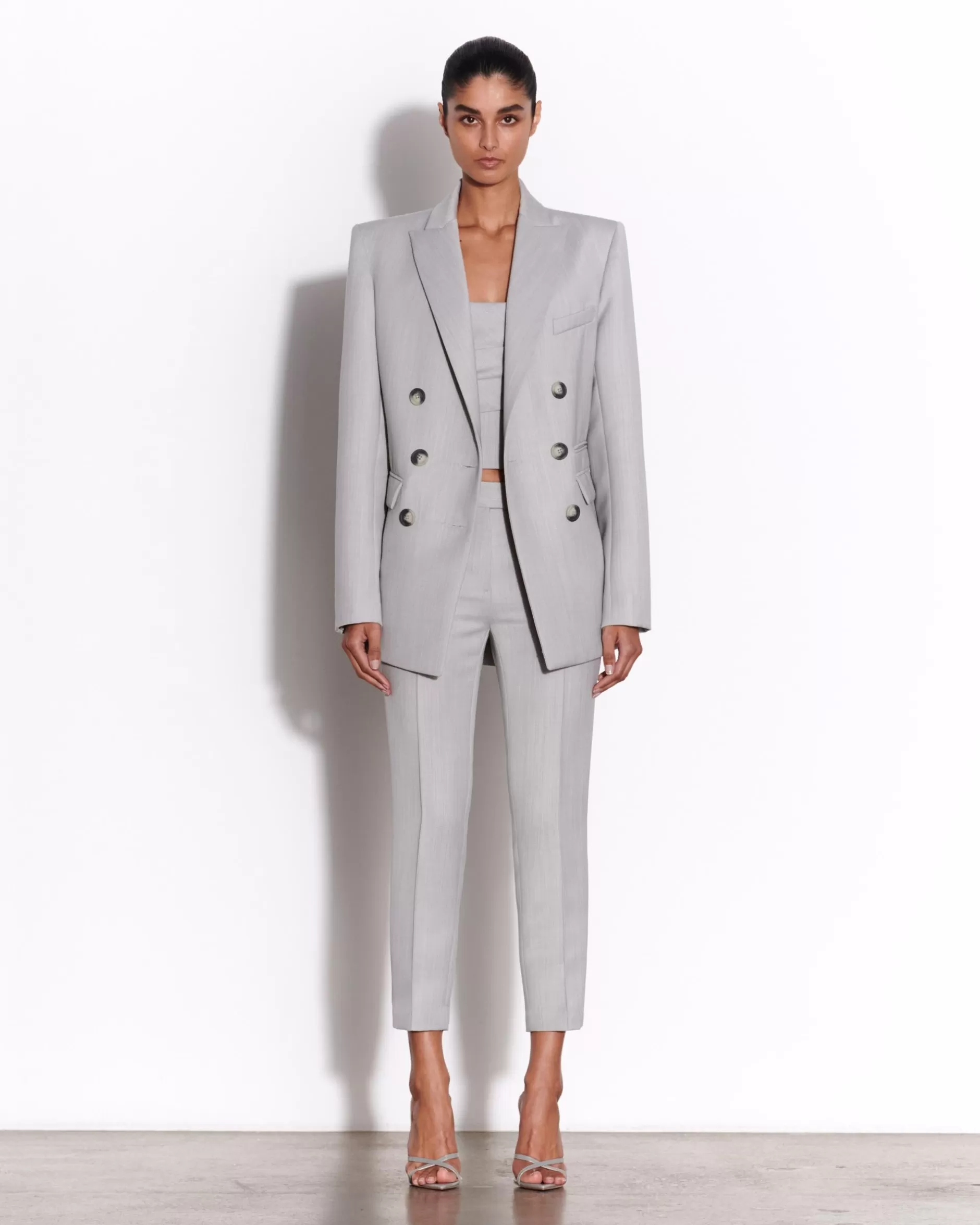 Crop Trouser in Wool Suiting | Alex Perry Outlet