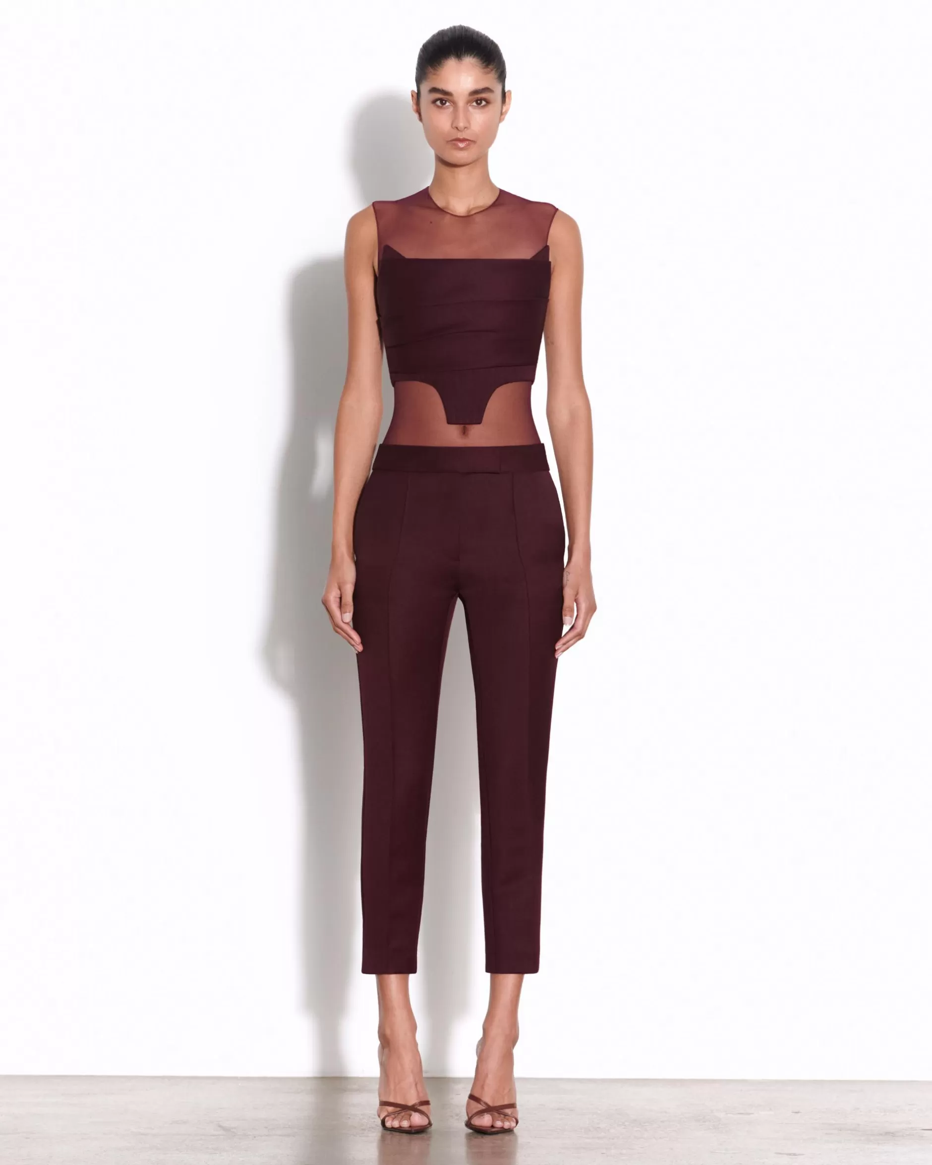 Crop Trouser in Wool Suiting | Alex Perry Cheap