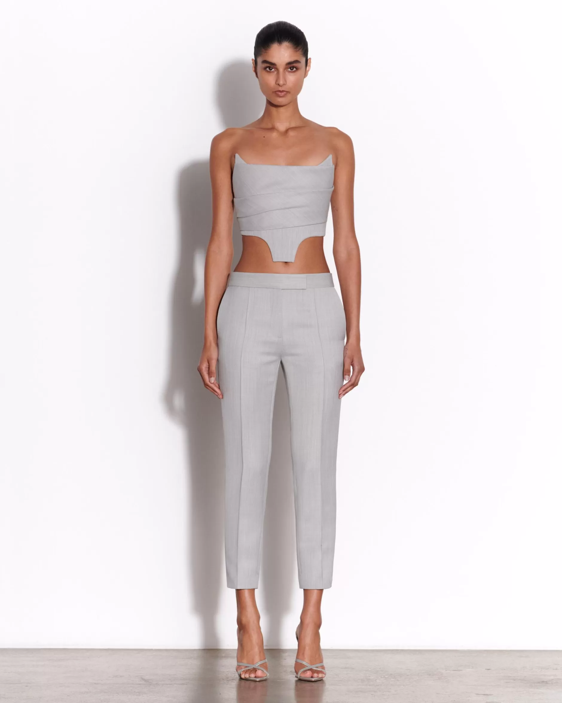 Crop Trouser in Wool Suiting | Alex Perry Best Sale