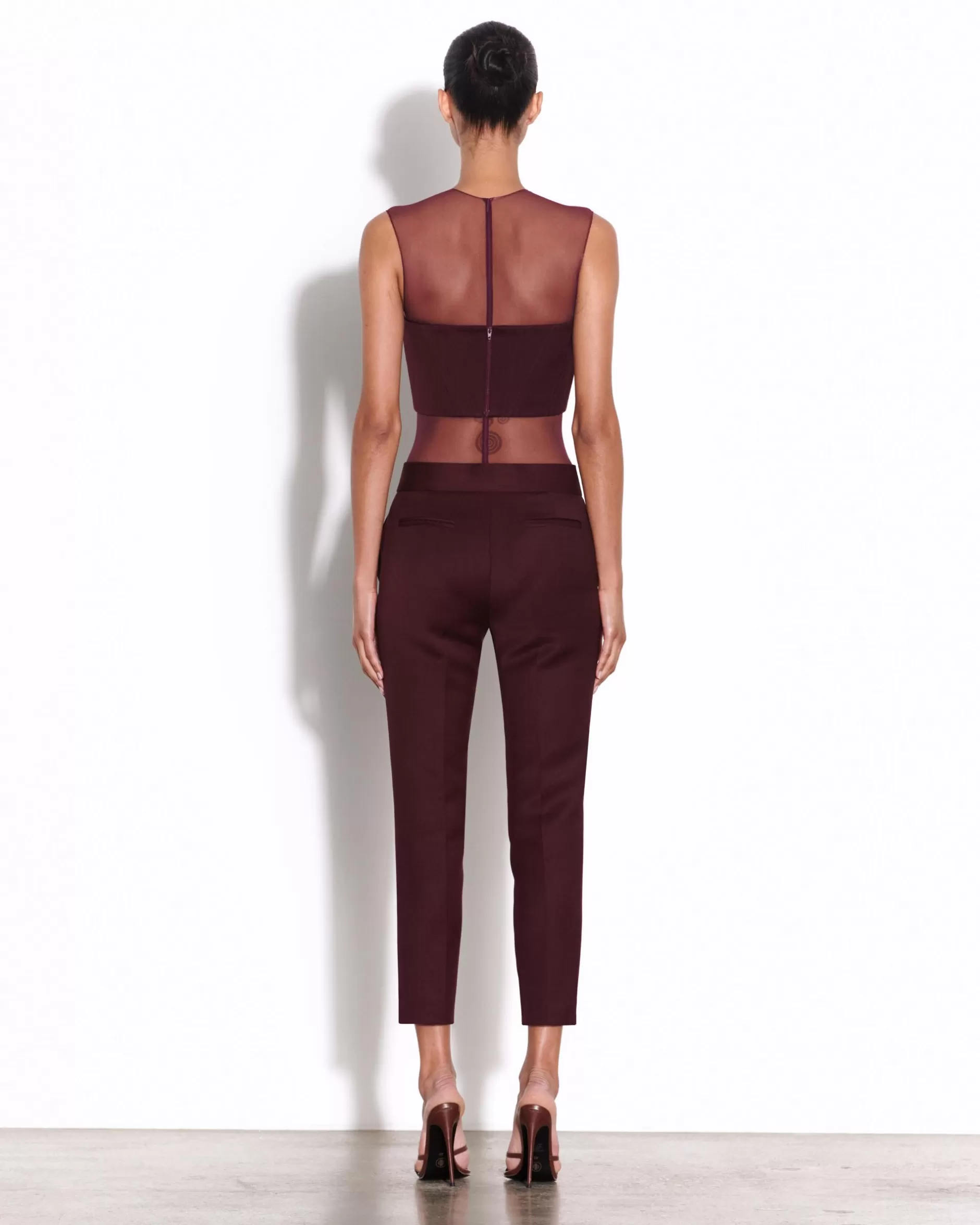 Crop Trouser in Wool Suiting | Alex Perry Cheap