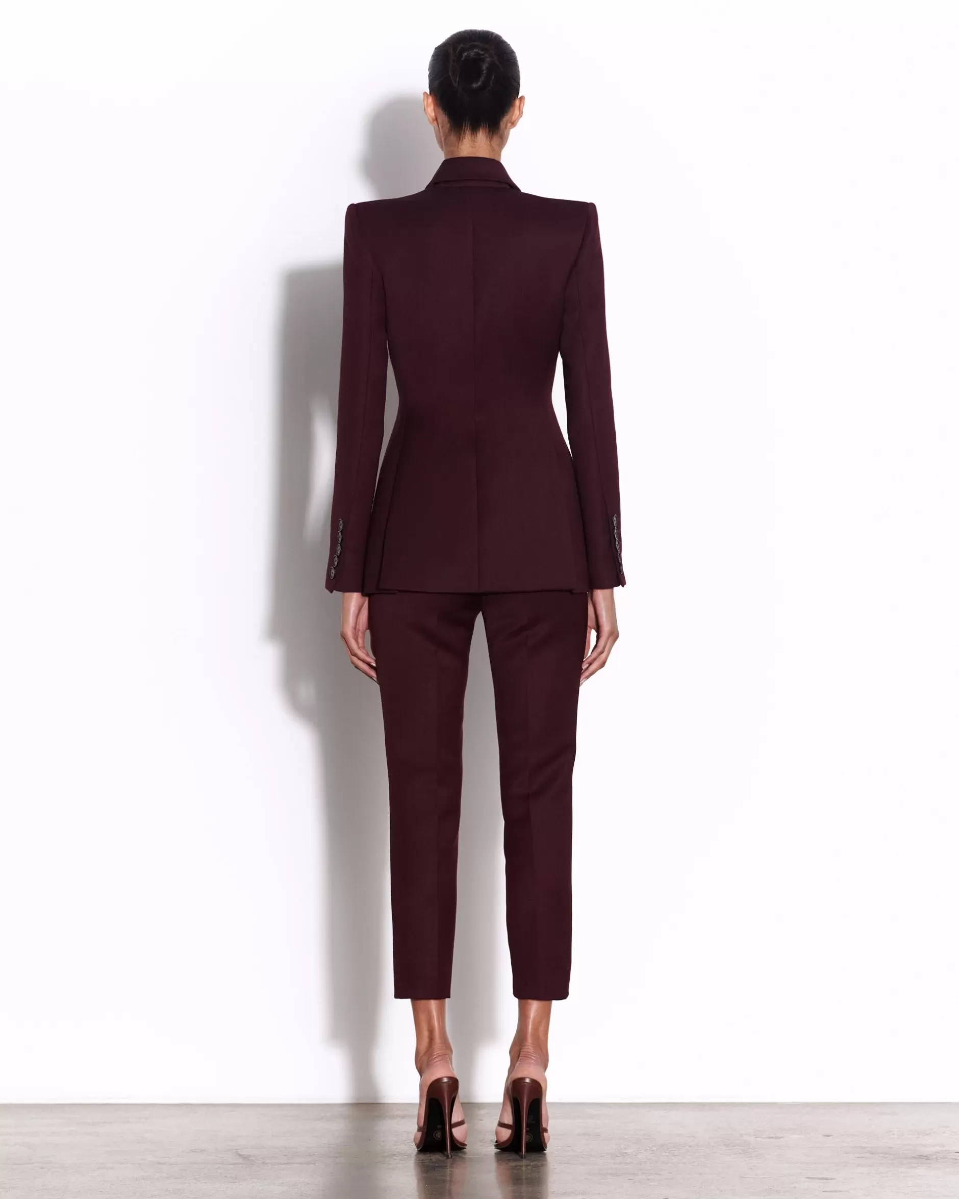 Crop Trouser in Wool Suiting | Alex Perry Outlet