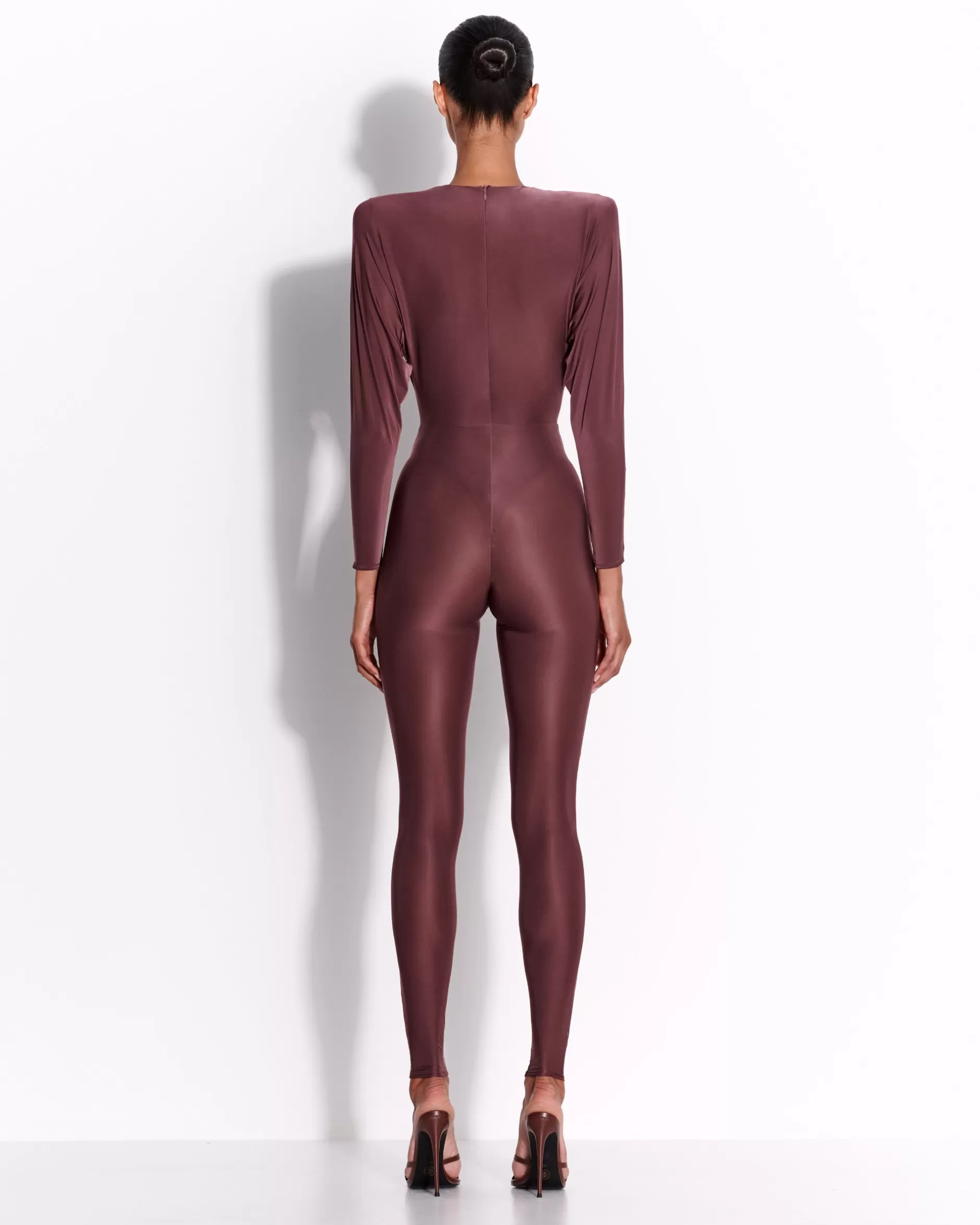 Long Sleeve Catsuit in Jersey | Alex Perry Sale