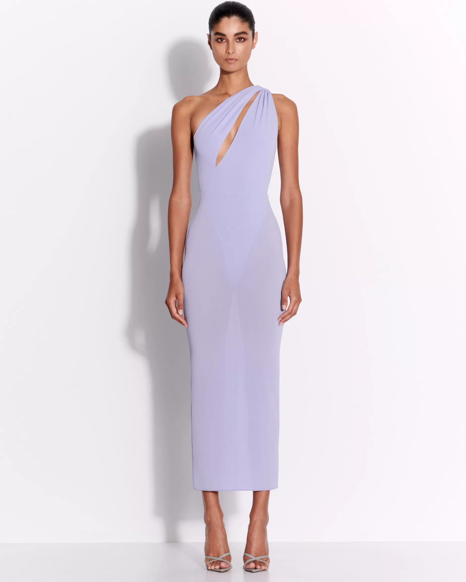 One Shoulder Dress in Crepe Jersey | Alex Perry Best