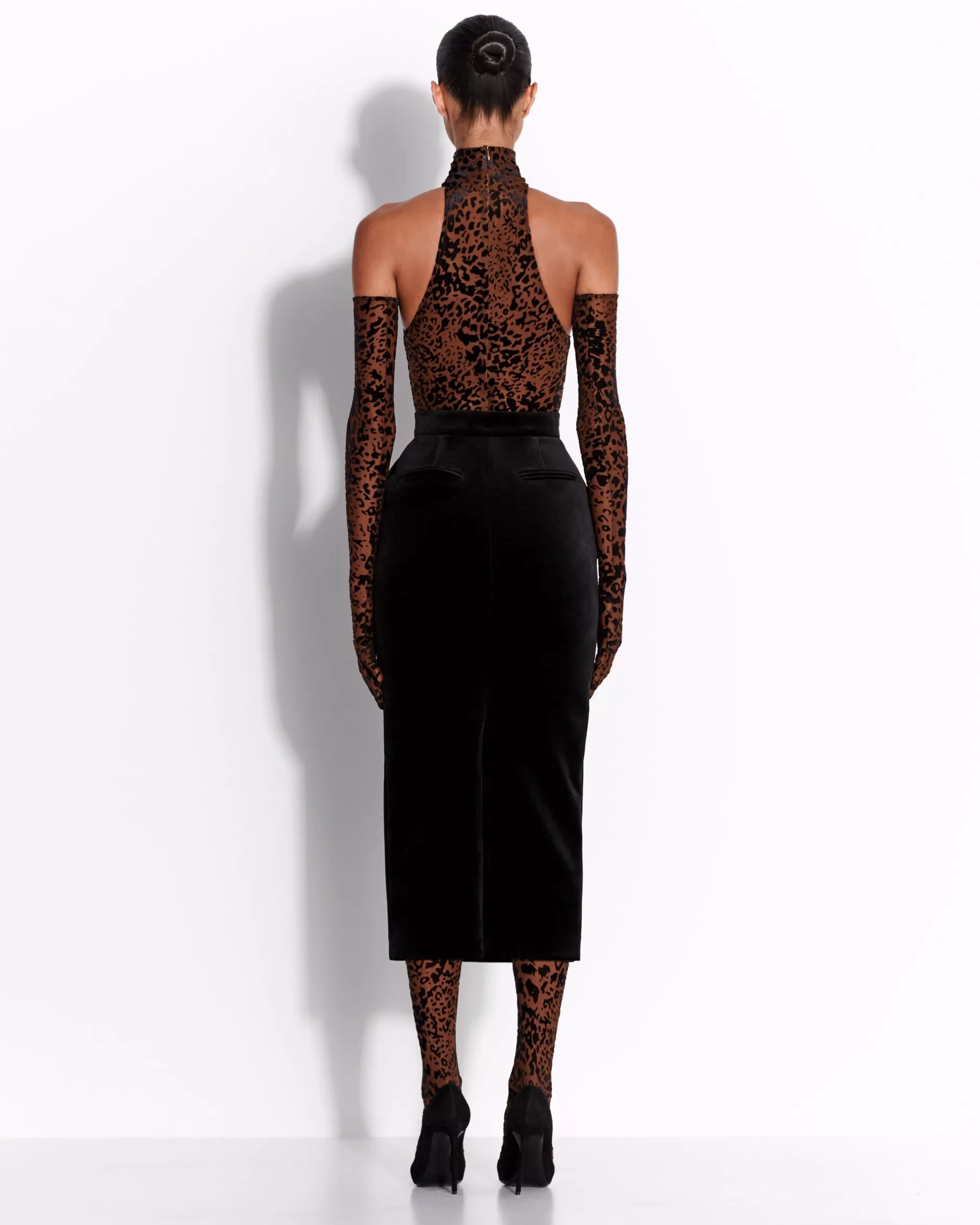 Skirt in Velvet | Alex Perry Outlet