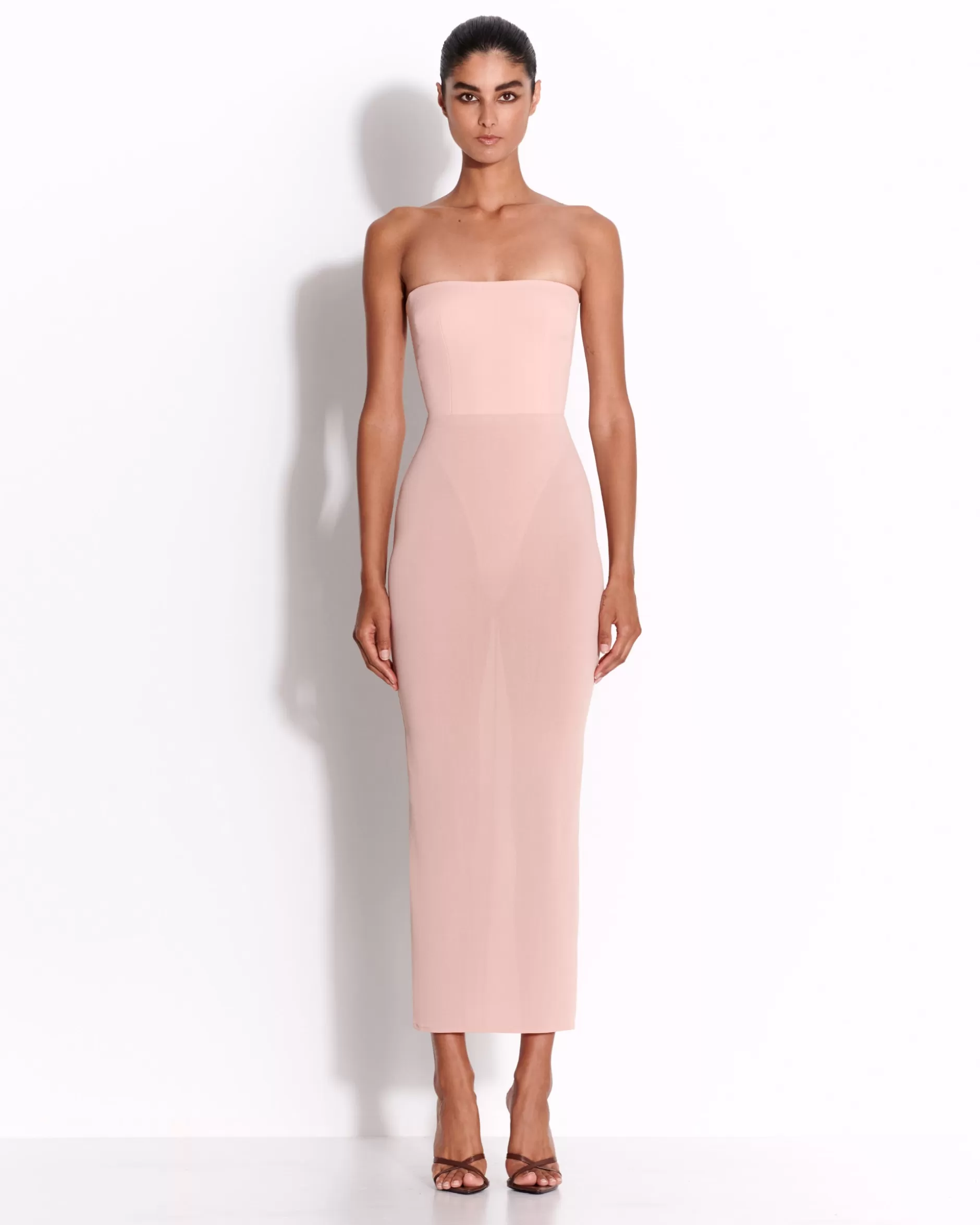 Strapless Dress in Crepe Jersey | Alex Perry Outlet