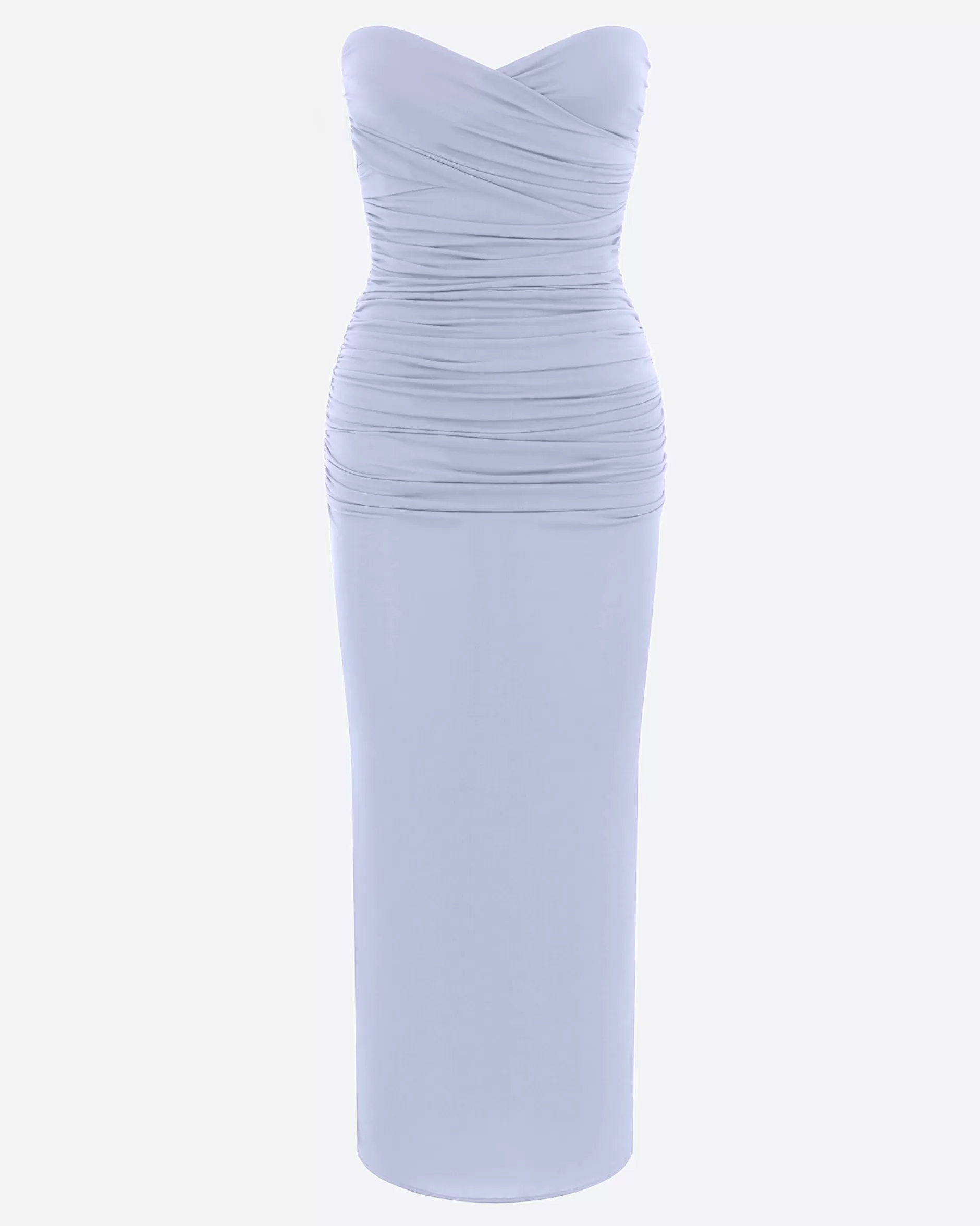 Strapless Sweetheart Ruched Dress in Crepe Jersey | Alex Perry Clearance