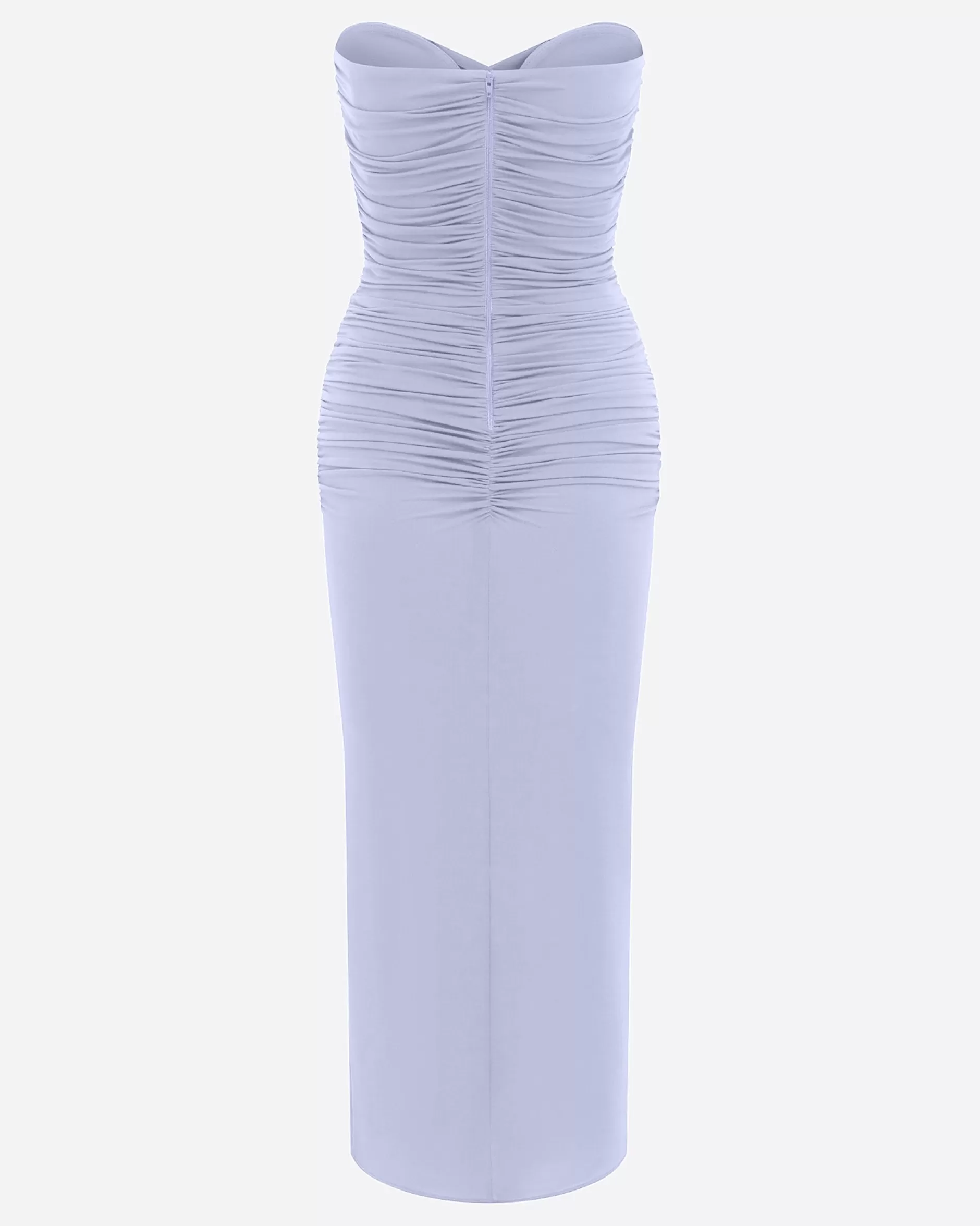 Strapless Sweetheart Ruched Dress in Crepe Jersey | Alex Perry Clearance