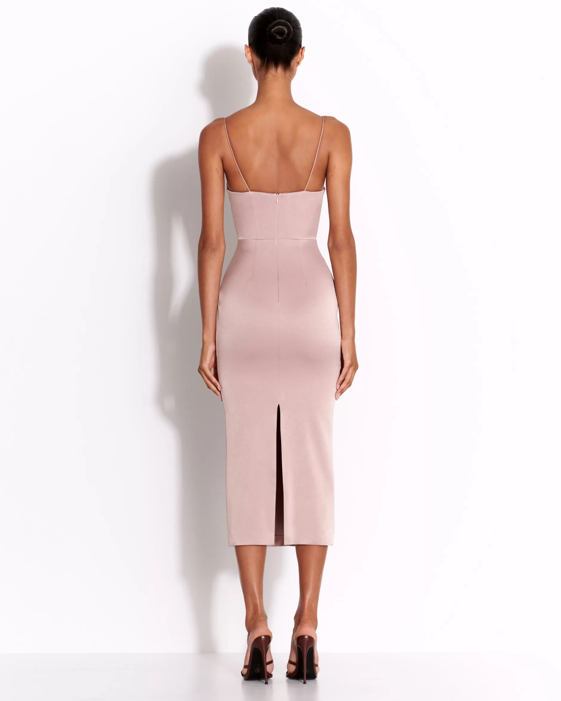 Sweetheart Dress in Satin Crepe | Alex Perry Online