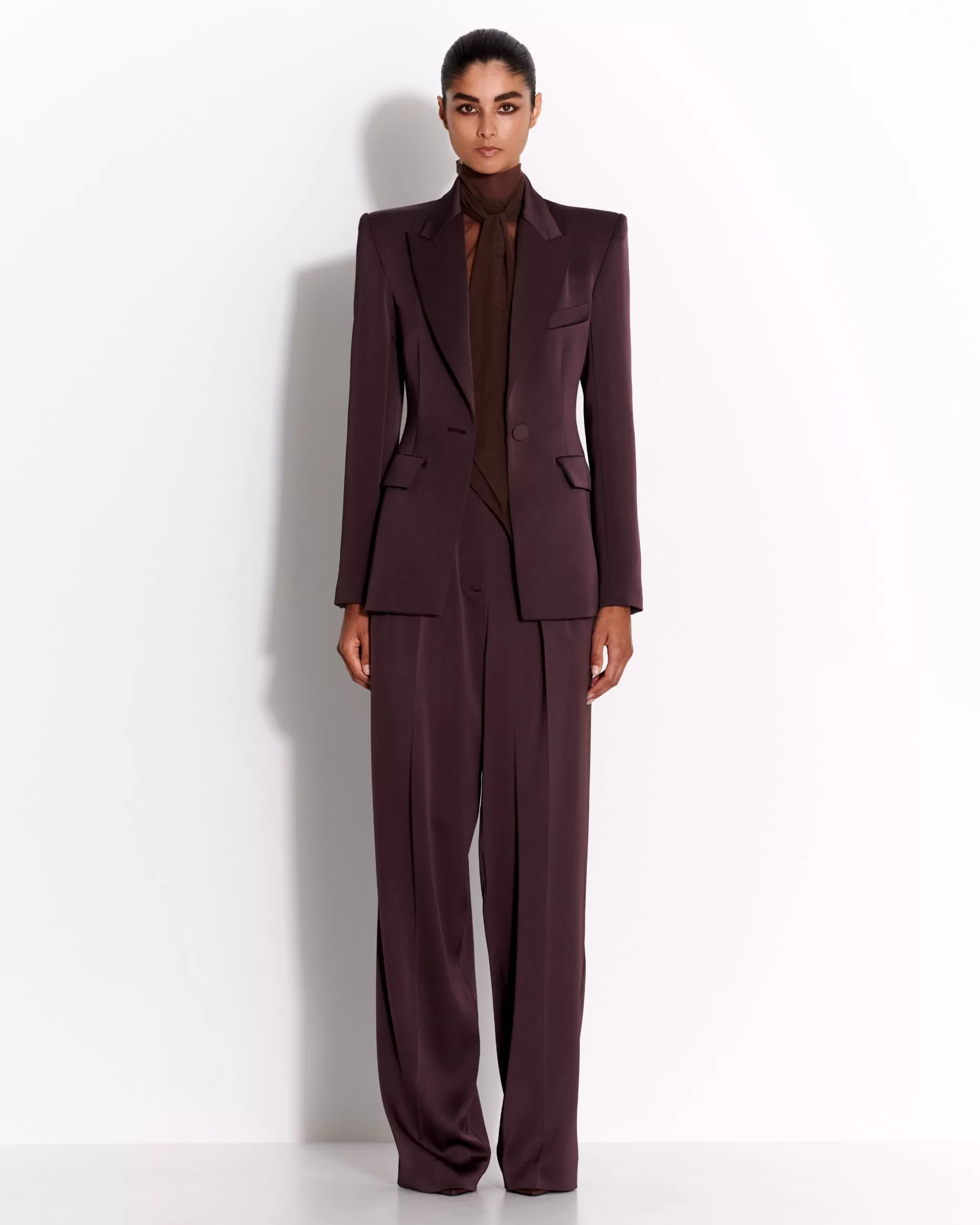 Tailored Trouser in Satin Crepe | Alex Perry Sale