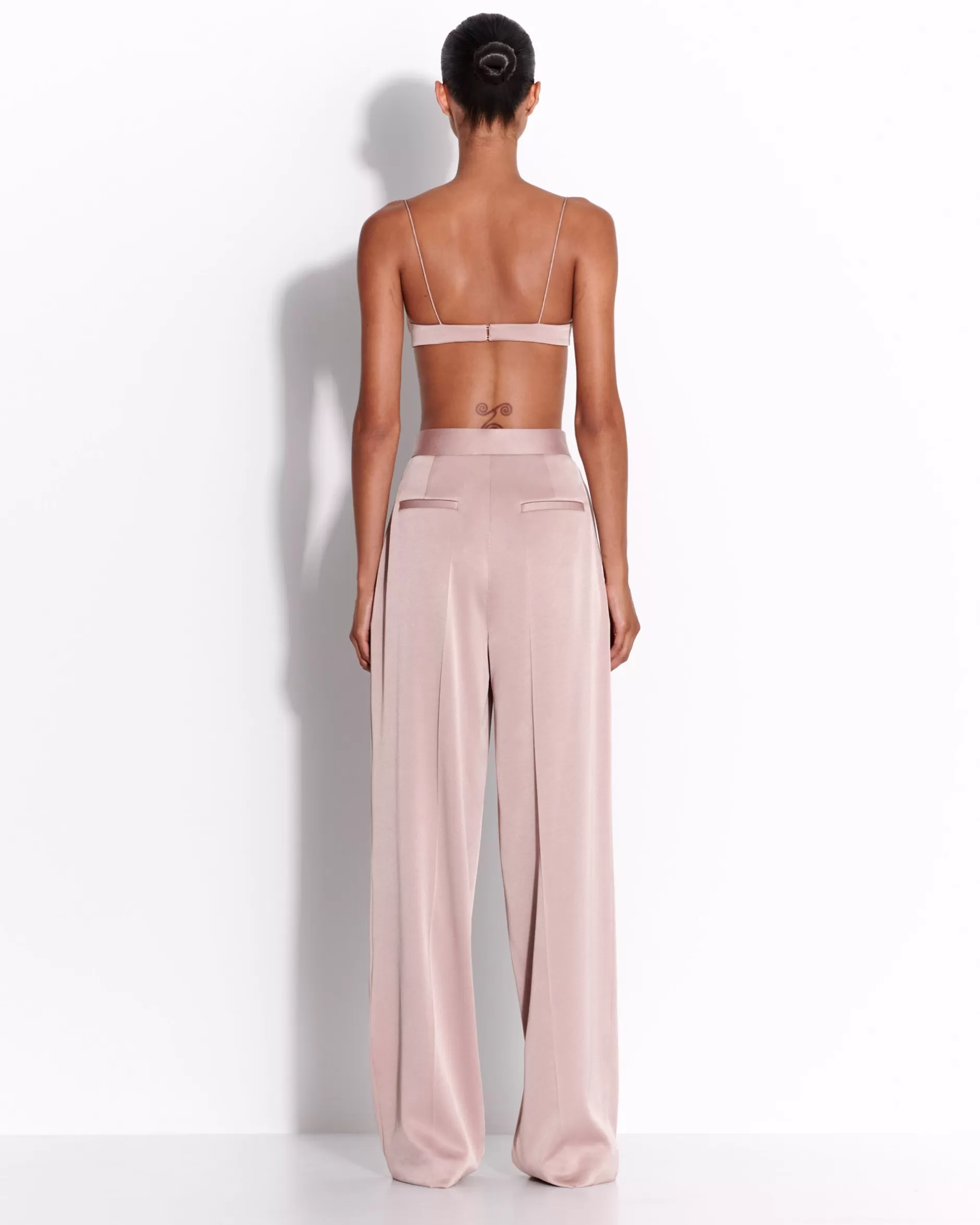 Tailored Trouser in Satin Crepe | Alex Perry Discount