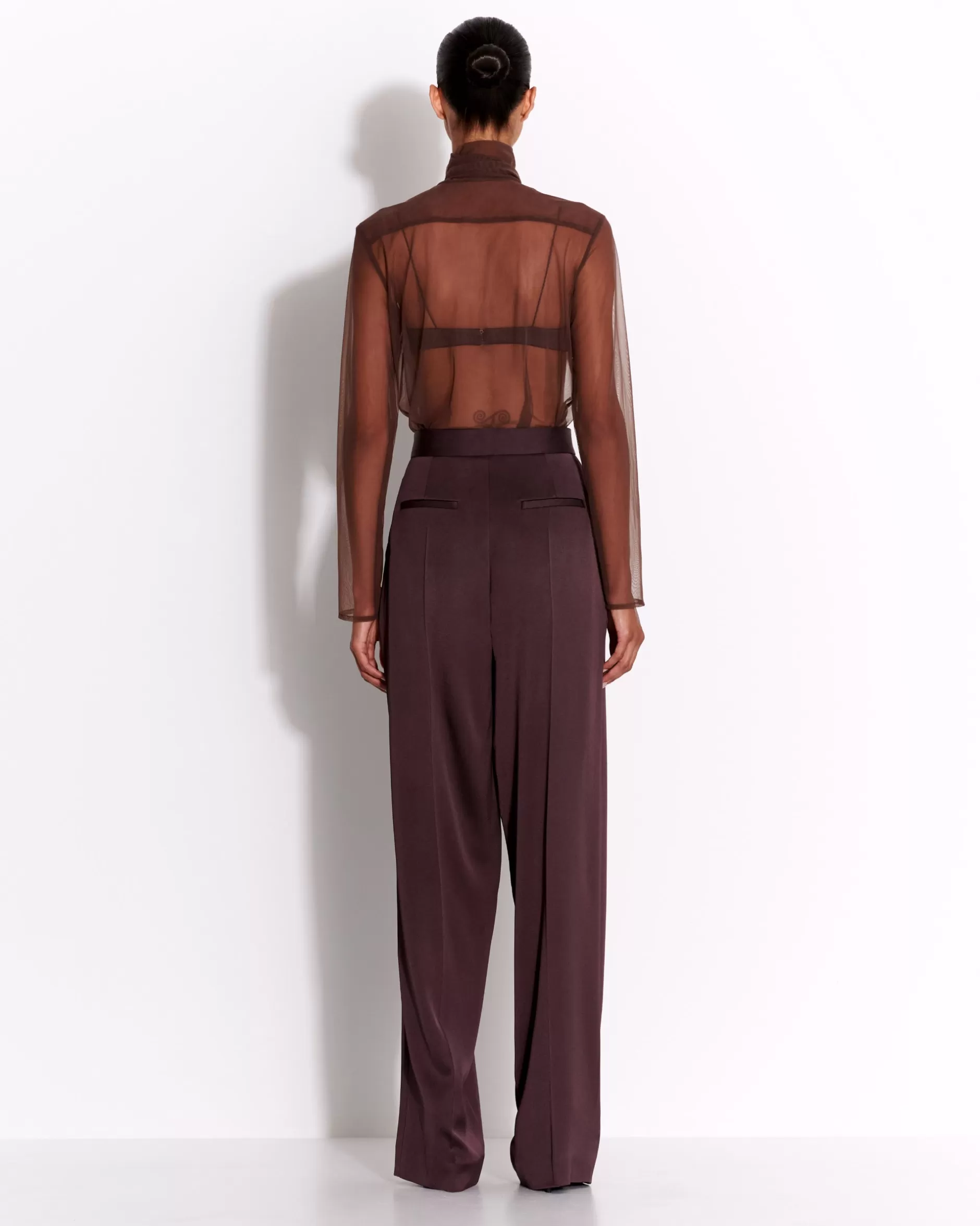 Tailored Trouser in Satin Crepe | Alex Perry Shop