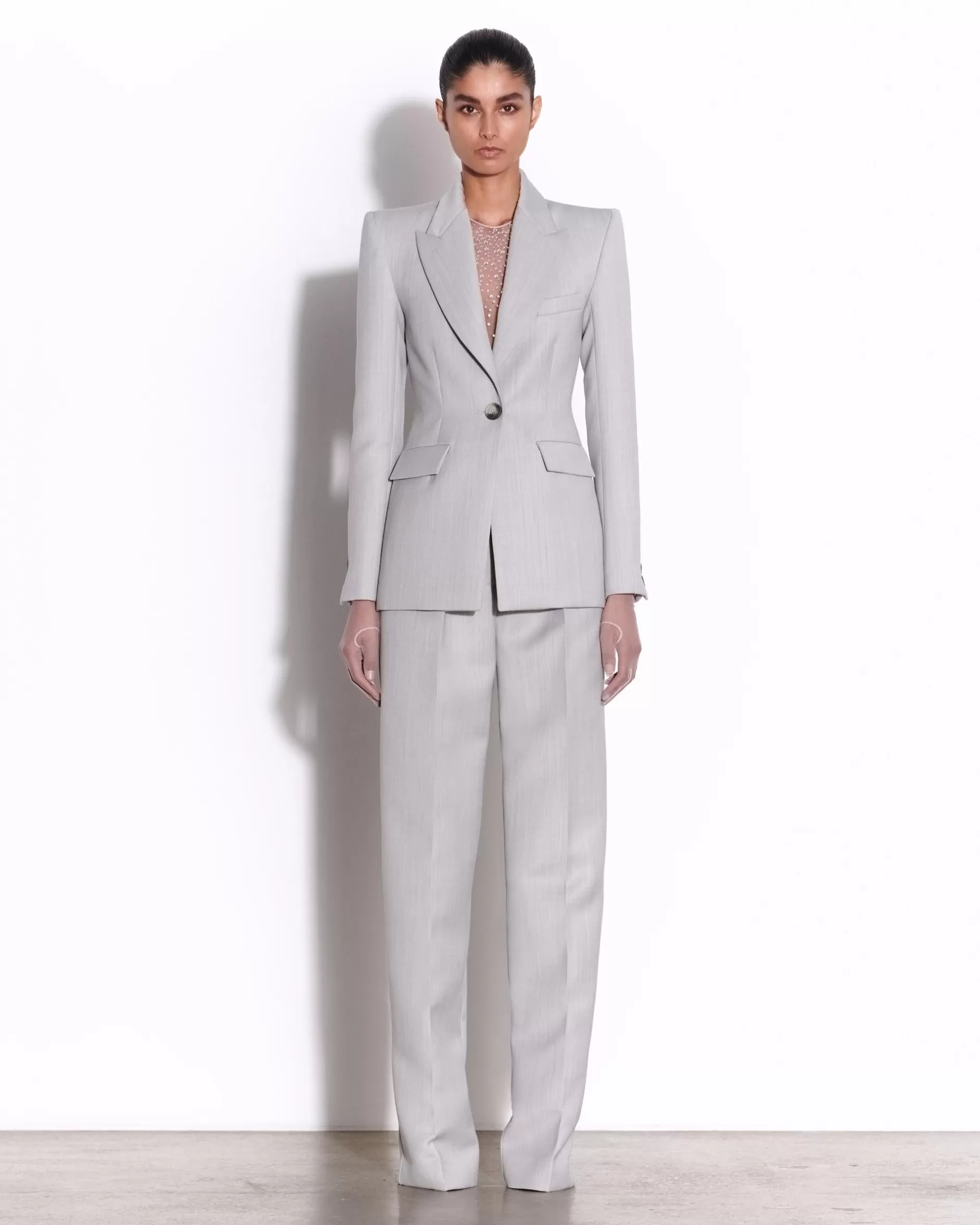 Tailored Trouser in Wool Suiting | Alex Perry Sale